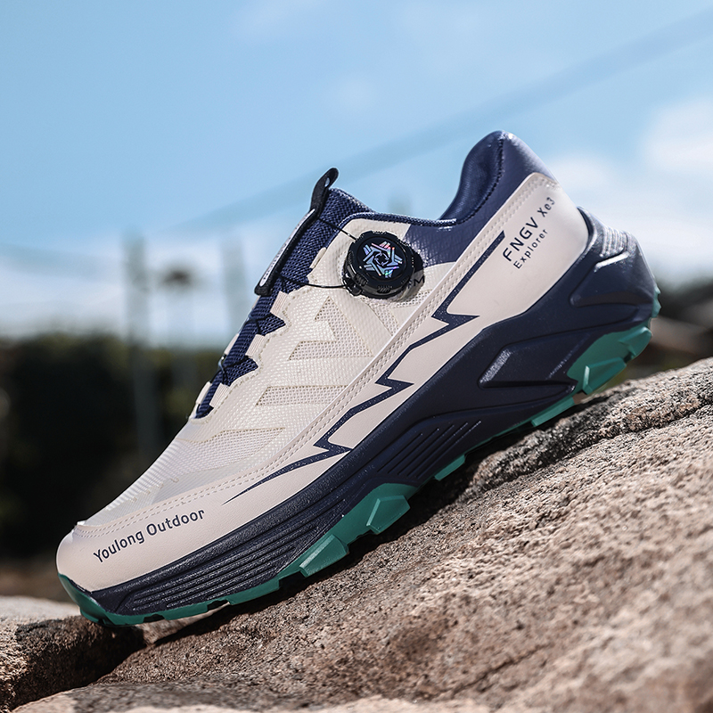 Outdoor Adventure Shoes - Men's Outdoor Hiking Shoes, Lightweight Trekking