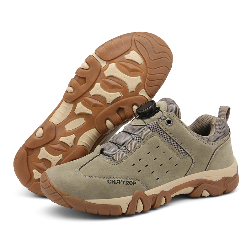 Outdoor Adventure Shoes - Rotating Lace Buckle Hiking Shoes Men