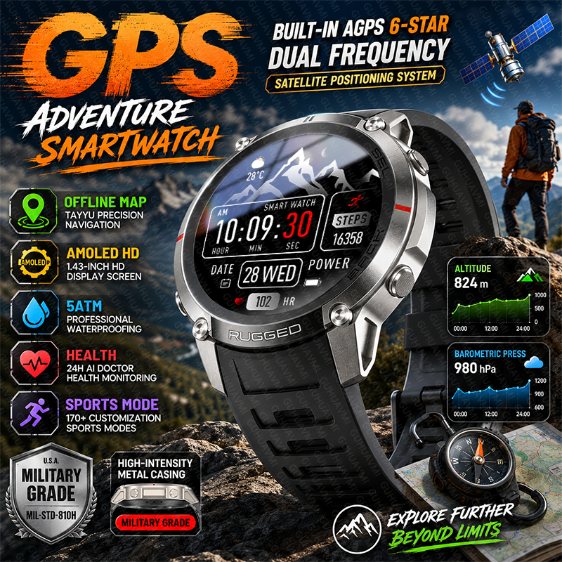 Outdoor Adventure World - New Men Outdoor Adventure Sports Smart