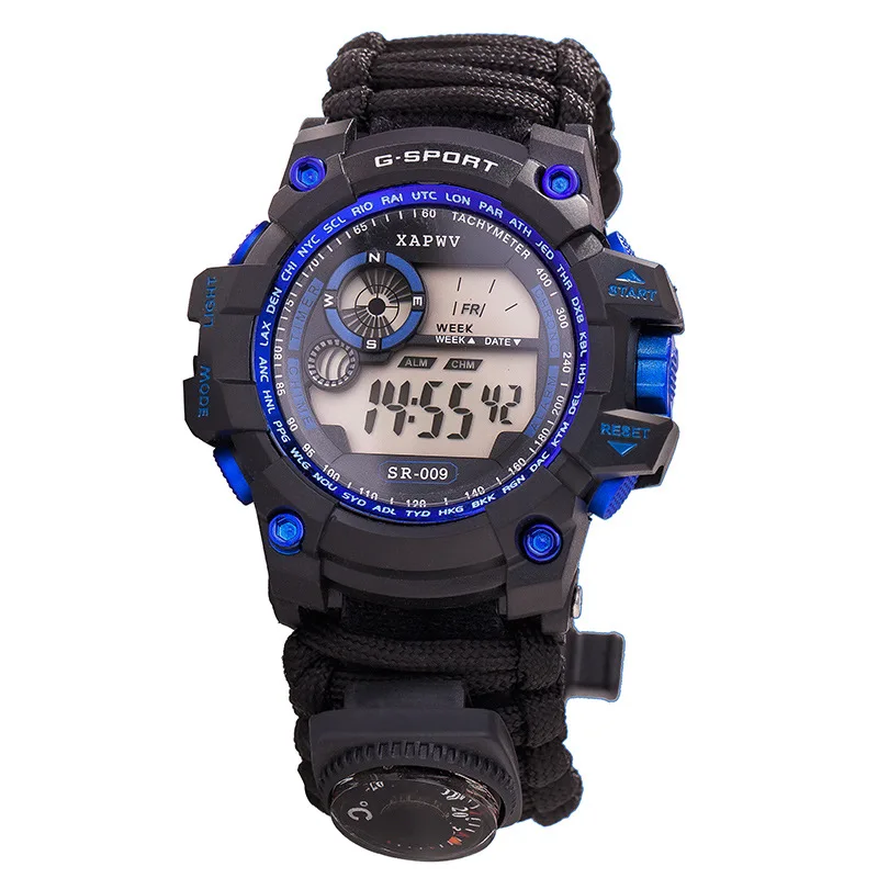 Outdoor Adventure Watches - Outdoor Survive Watch Emergency with Night