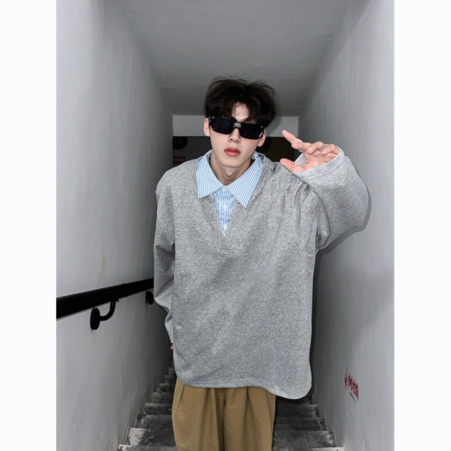 Mens No Hat Hoodies Kpop Fishi - огляд і ціна Outdoor Adventure Windbreaker