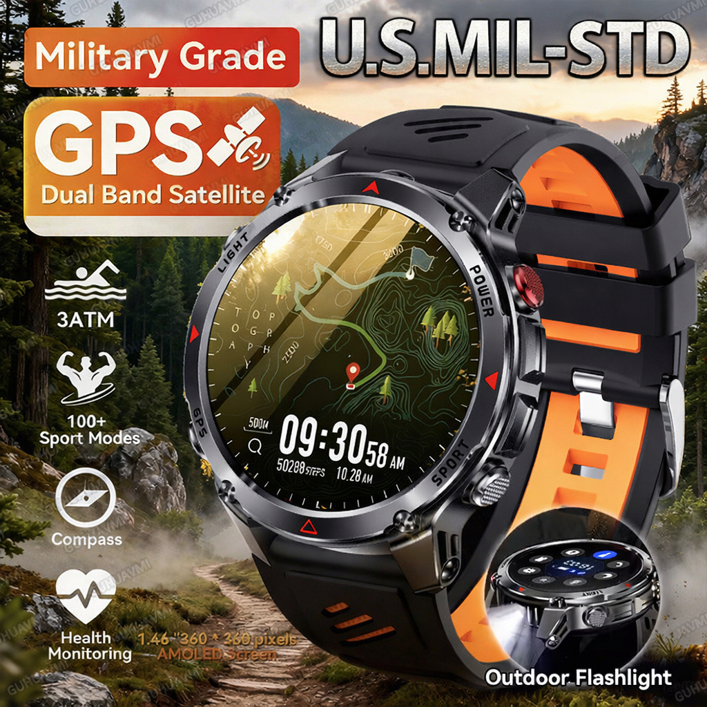 2026 New Outdoor Military GPS  - огляд і ціна Outdoor Adventure Watches