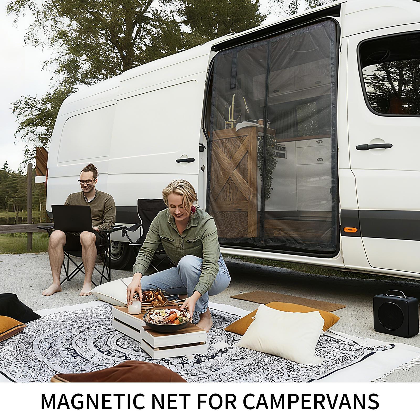 RV Door Screen Fly-Proof Magne - огляд і ціна Outdoor Adventure Rv