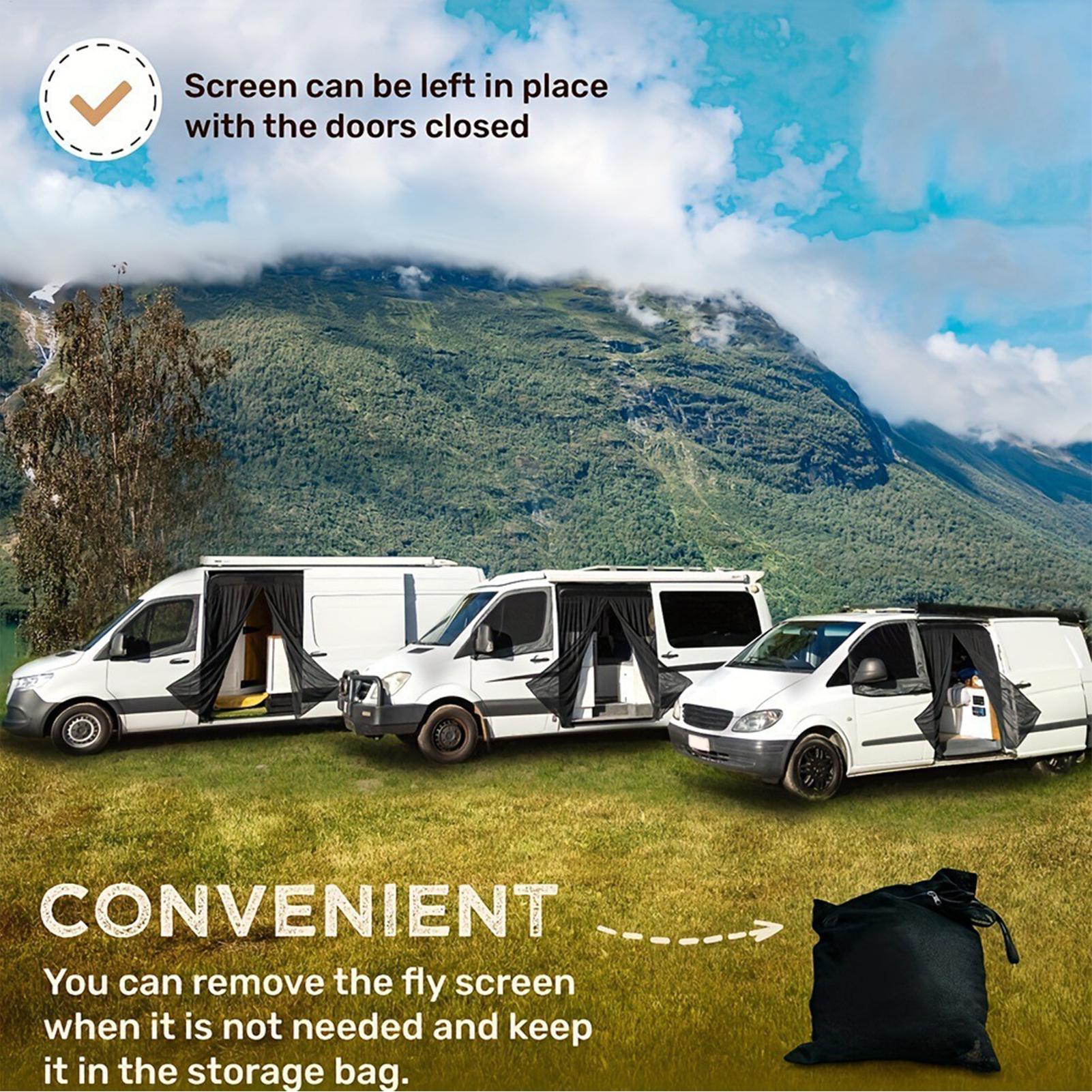 RV Door Screen Fly-Proof Magne - огляд і ціна Outdoor Adventure Rv