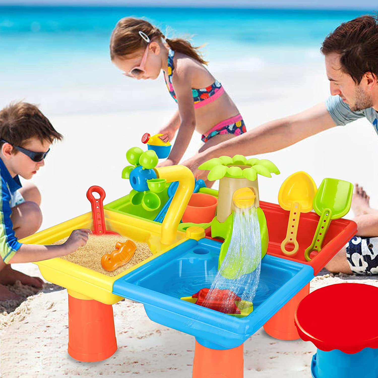 Beach Table Sand Play Toys Chi - огляд і ціна Outdoor Adventure Games