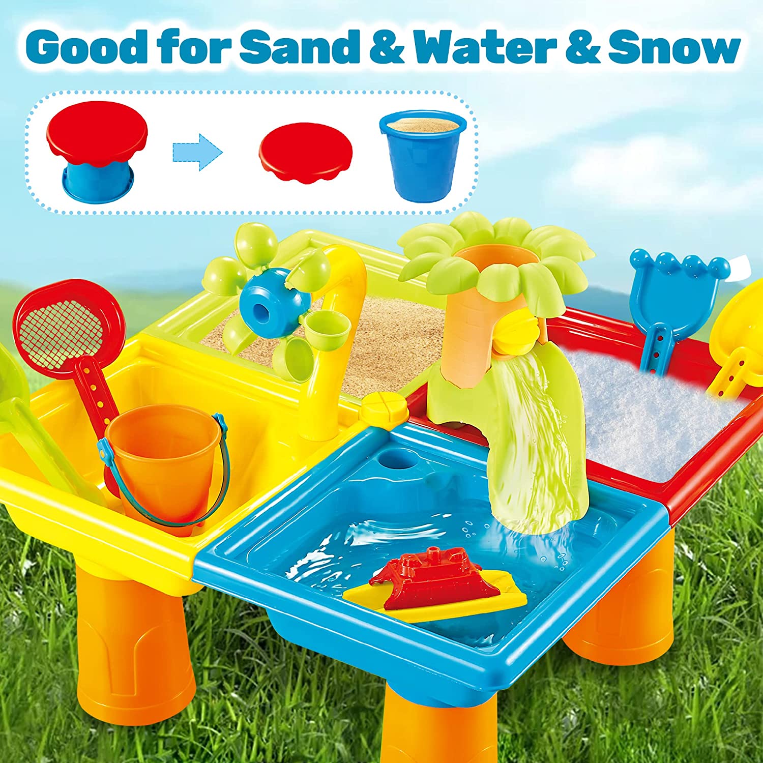 Beach Table Sand Play Toys Chi - огляд і ціна Outdoor Adventure Games