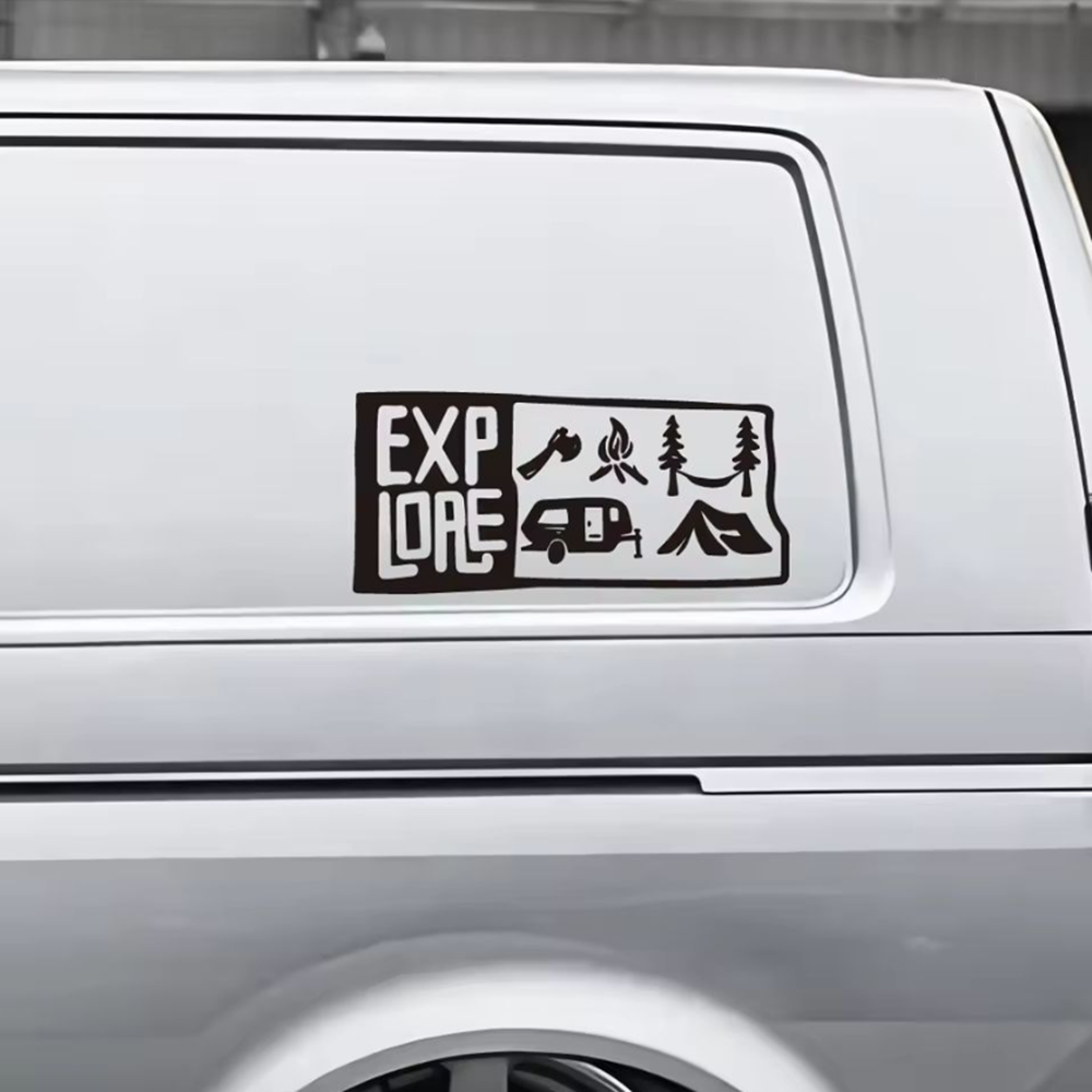 Adventure Ready Vinyl Car Stic - огляд і ціна Outdoor Adventure Rv