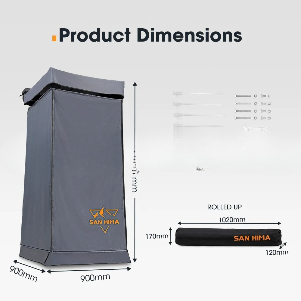Black Rubber Shower Tent | Por - огляд і ціна Outdoor Adventure Rv