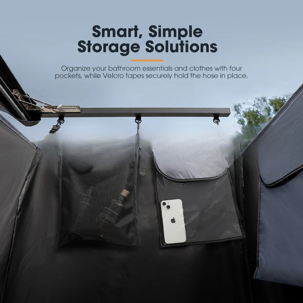 Black Rubber Shower Tent | Por - огляд і ціна Outdoor Adventure Rv