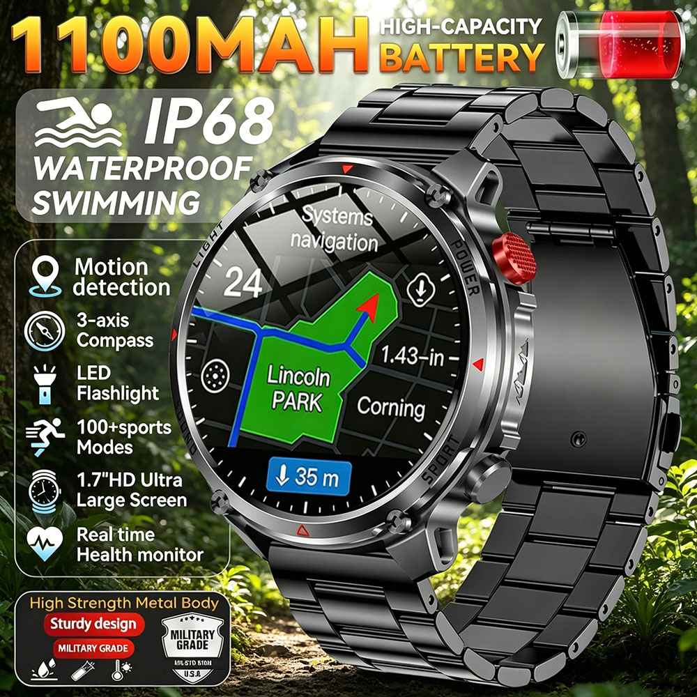 2026 New T-Rex3 Ultra 1100mAh  - огляд і ціна Outdoor Adventure Watches