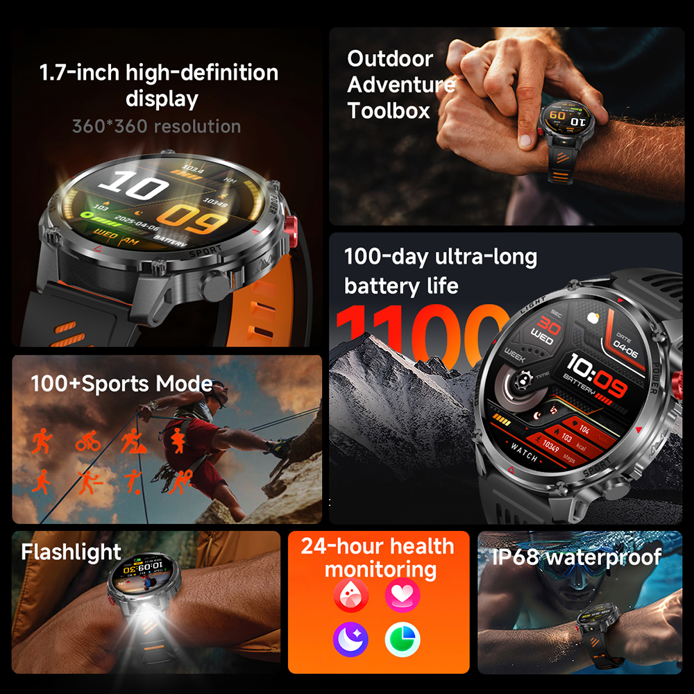 2026 New T-Rex3 Ultra 1100mAh  - огляд і ціна Outdoor Adventure Watches