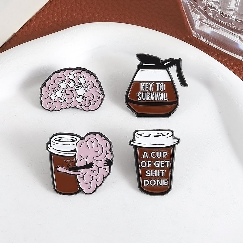 Coffee Brain Enamel Pins Gift  - огляд і ціна Outdoor Adventure Backpack