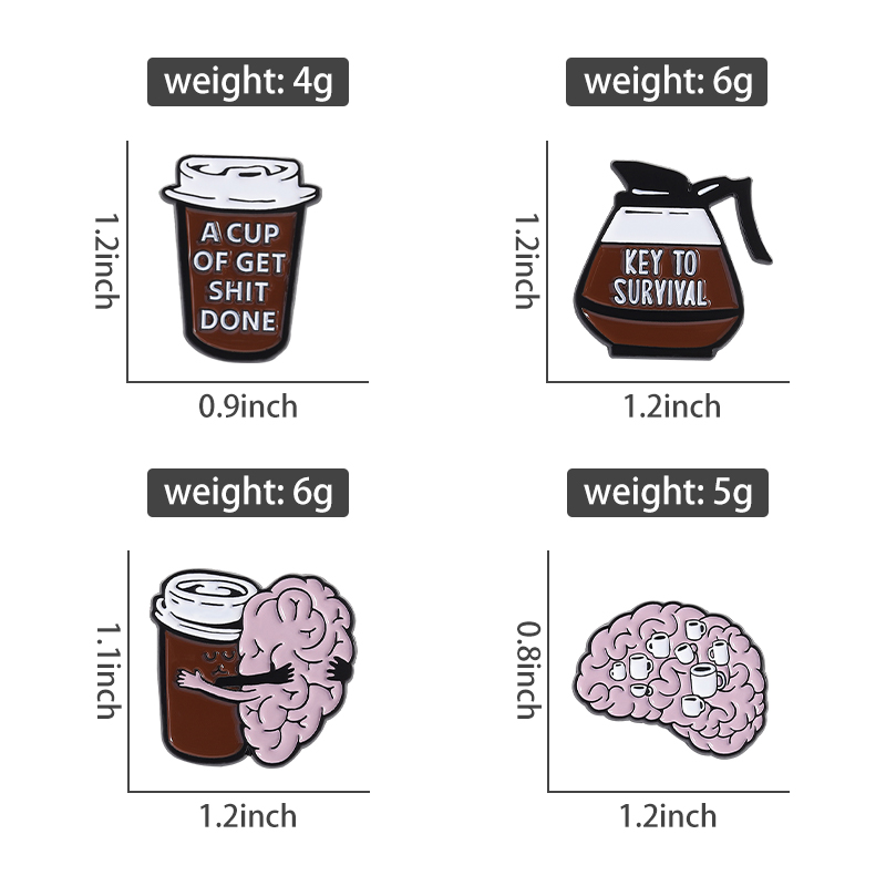 Coffee Brain Enamel Pins Gift  - огляд і ціна Outdoor Adventure Backpack