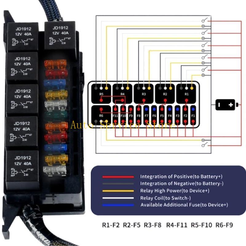 462A Weatherproof 11 Way Fuses - огляд і ціна Outdoor Adventure Vehicles