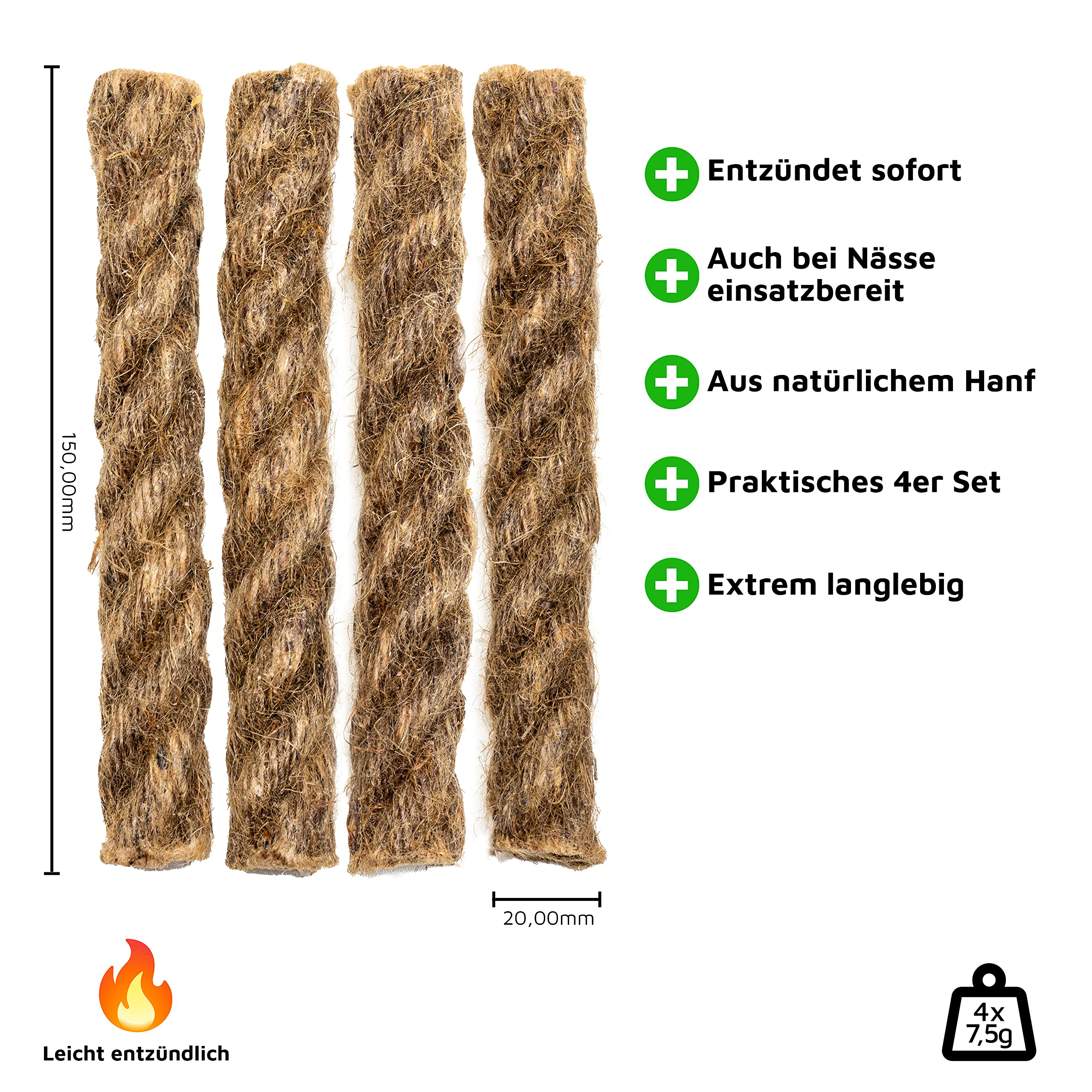 Tinder Rope Natural Tinder Fir - огляд і ціна Outdoor Adventure Backpack