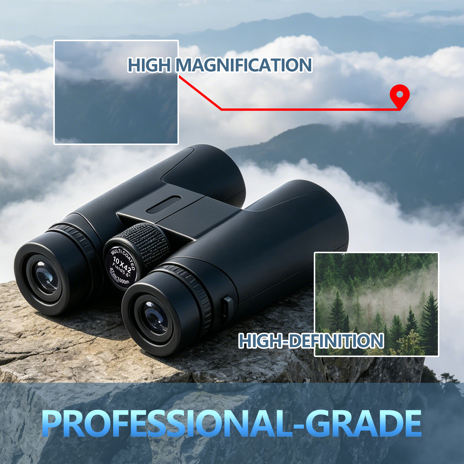 10X42 Binoculars HD Bird Watch - огляд і ціна Outdoor Adventure Watches
