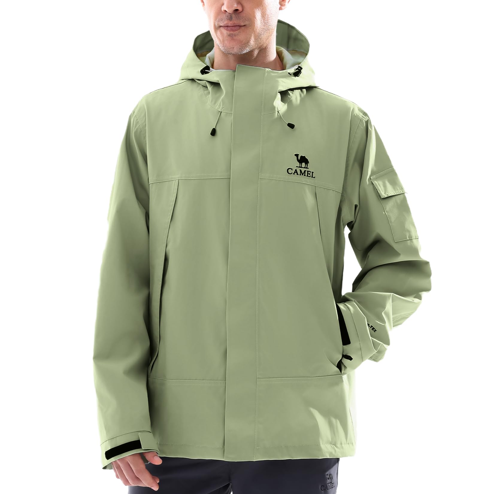 GOLDEN CAMEL Men's Rain Jacket - огляд і ціна Outdoor Adventure Windbreaker