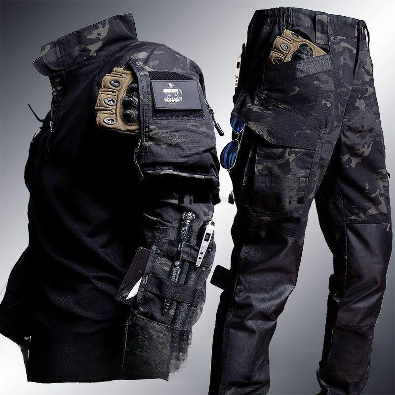 Tactical Camo Jacket Set Durab - огляд і ціна Outdoor Adventure Windbreaker